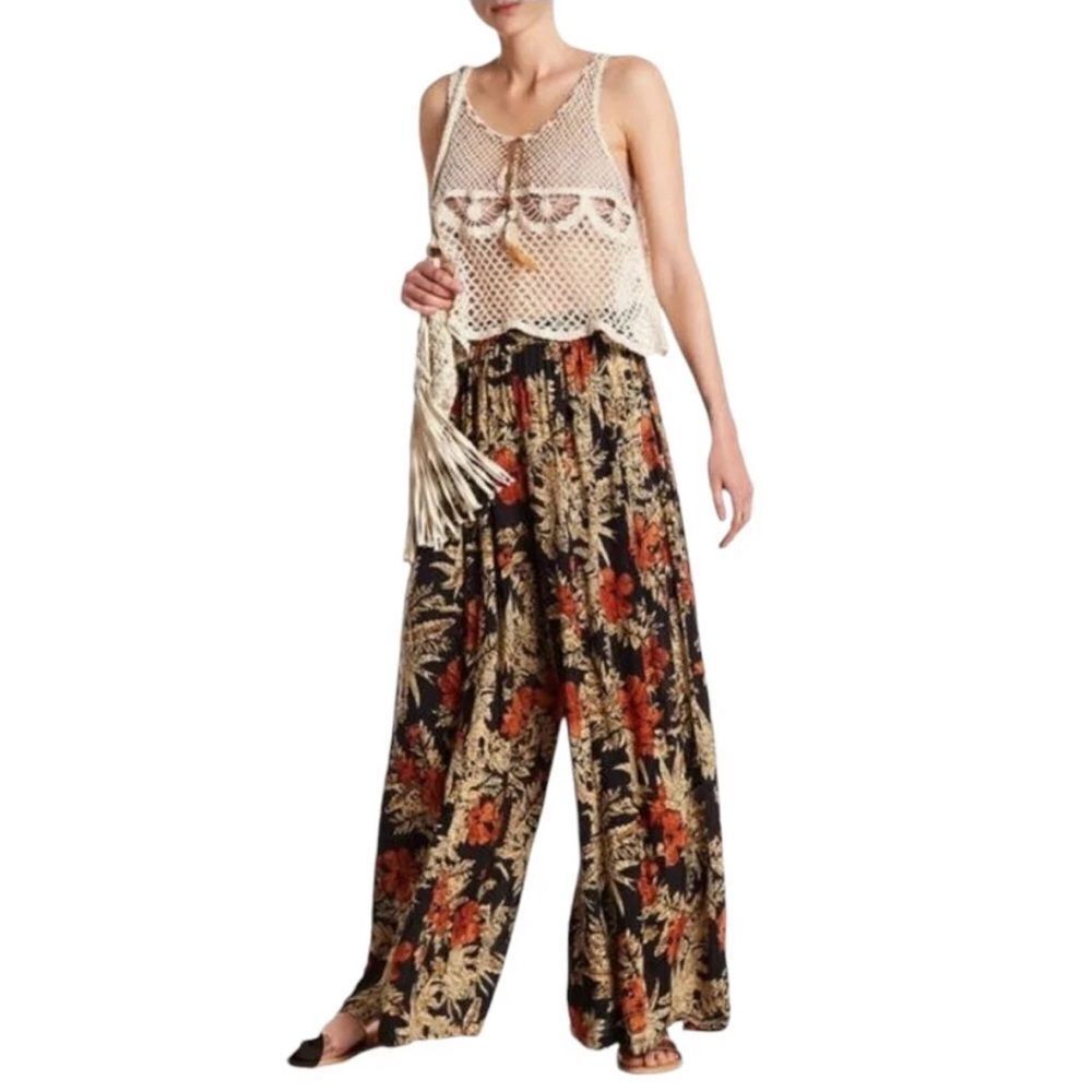 Raga Island Fever NEW Wide Leg Pants, Flowy, Size Small